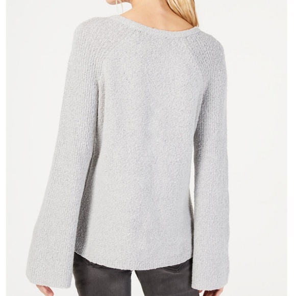 Textured Bell Sleeve Sweater - Picture 2 of 2